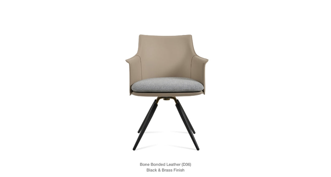 Briancon Carrot Swivel Armchair Soho Concept