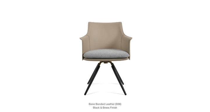 Briancon Carrot Swivel Armchair Soho Concept