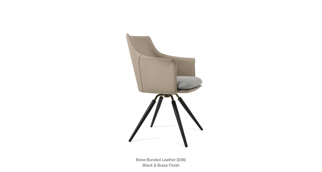 Briancon Carrot Swivel Armchair Soho Concept