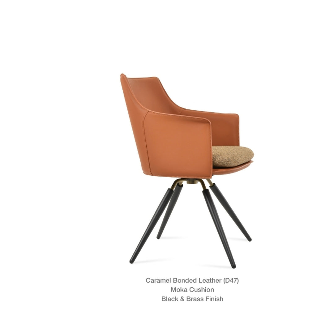Briancon Carrot Swivel Armchair by Soho Concept — product view