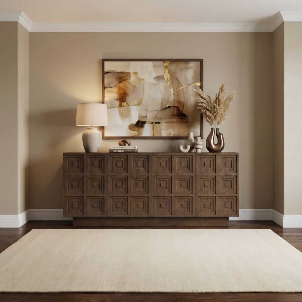 Carter Storage Cabinet in Lungo — lifestyle photo