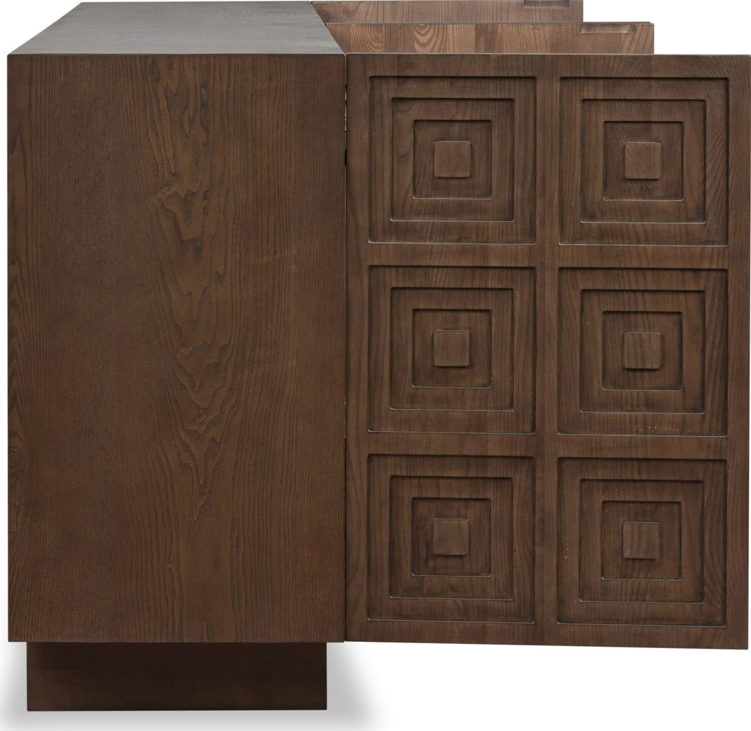 Carter Storage Cabinet in Lungo — lifestyle photo