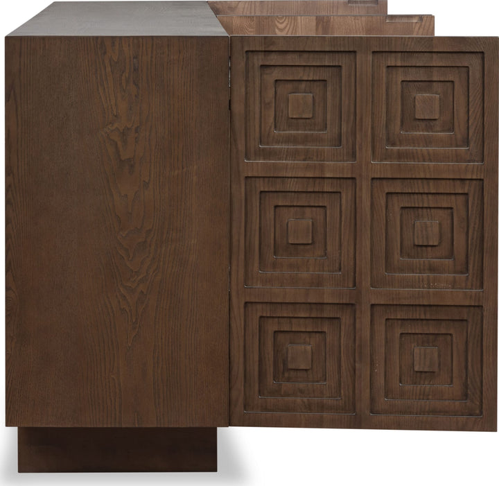 Carter Storage Cabinet in Lungo — lifestyle photo