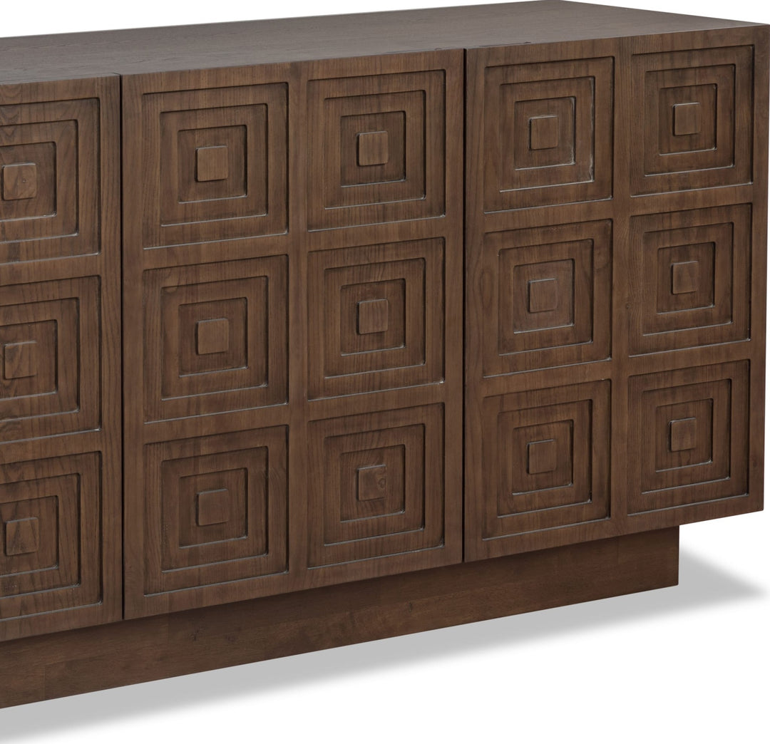 Carter Storage Cabinet in Lungo — lifestyle photo