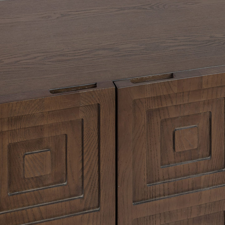 Carter Storage Cabinet in Lungo — lifestyle photo