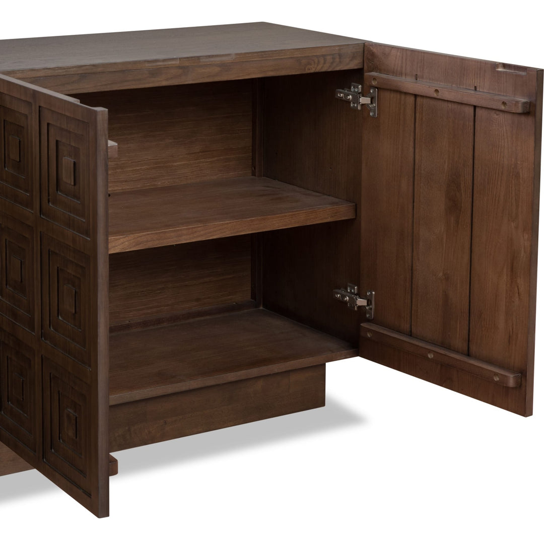 Carter Storage Cabinet in Lungo — product view on a white background