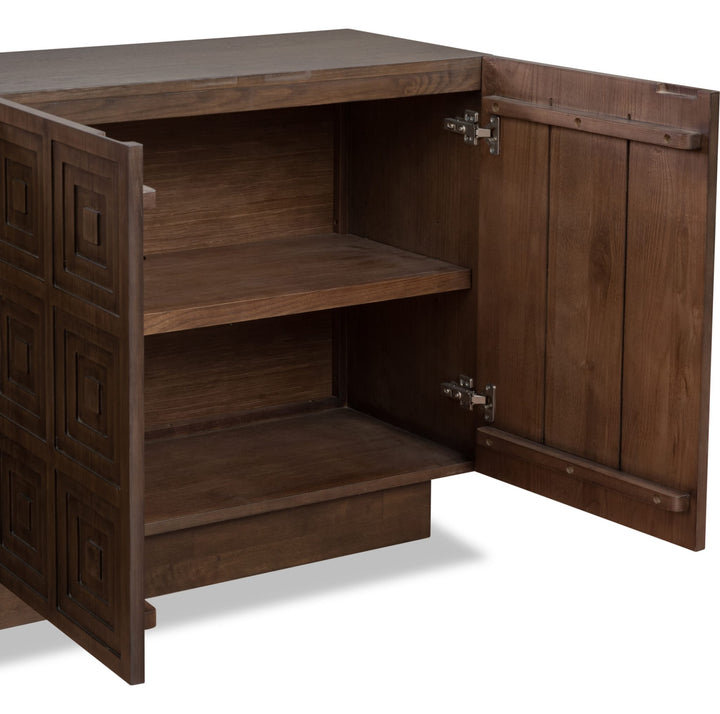 Carter Storage Cabinet in Lungo — product view on a white background