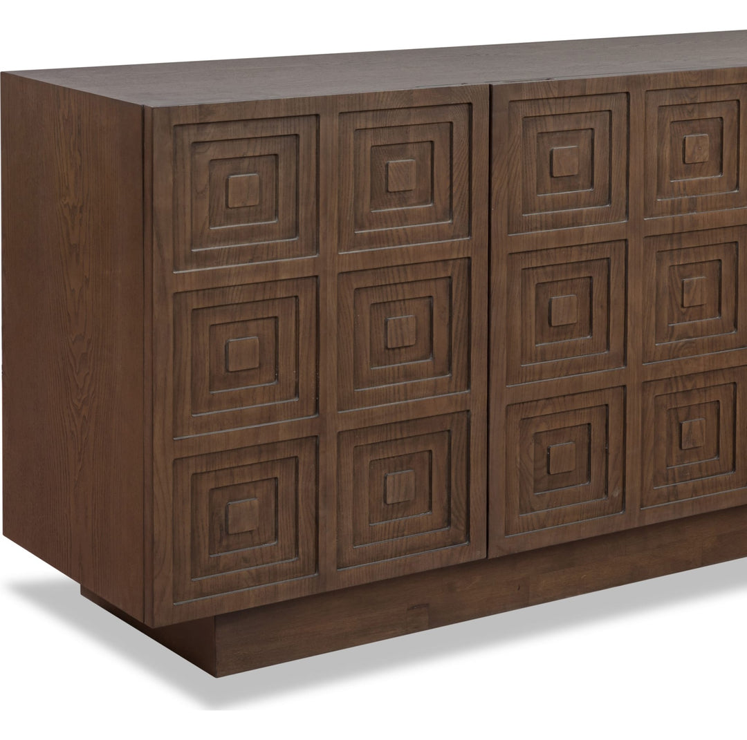 Carter Storage Cabinet in Lungo — product view on a white background