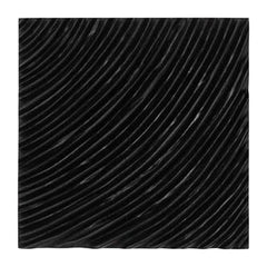 Carved Wall Tile, Black, Curve Phillips Collection