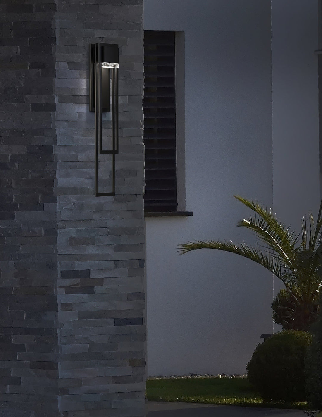 Cascade Outdoor Sconce by Hammerton Studio in a styled interior