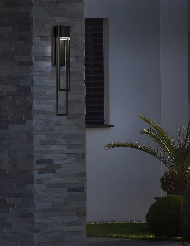 Cascade Outdoor Sconce by Hammerton Studio in a styled interior