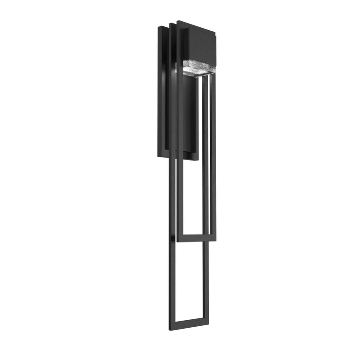 Cascade Outdoor Sconce by Hammerton Studio in Textured Black