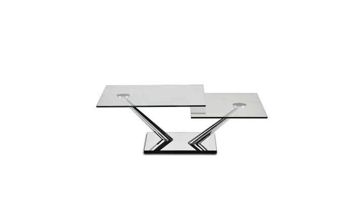 Cassius Extendable Coffee Table QuickShip — white studio