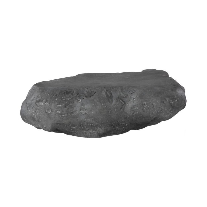 Cast Boulder Coffee Table, Charcoal Stone, Large by Phillips Collection — centered product view