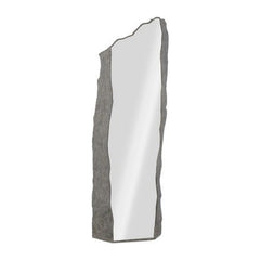 Cast Colossal Splinter Stone Mirror Gray Phillips Collection