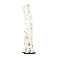 Cast Entwined Root Column Sculpture, Faux Bleached Phillips Collection