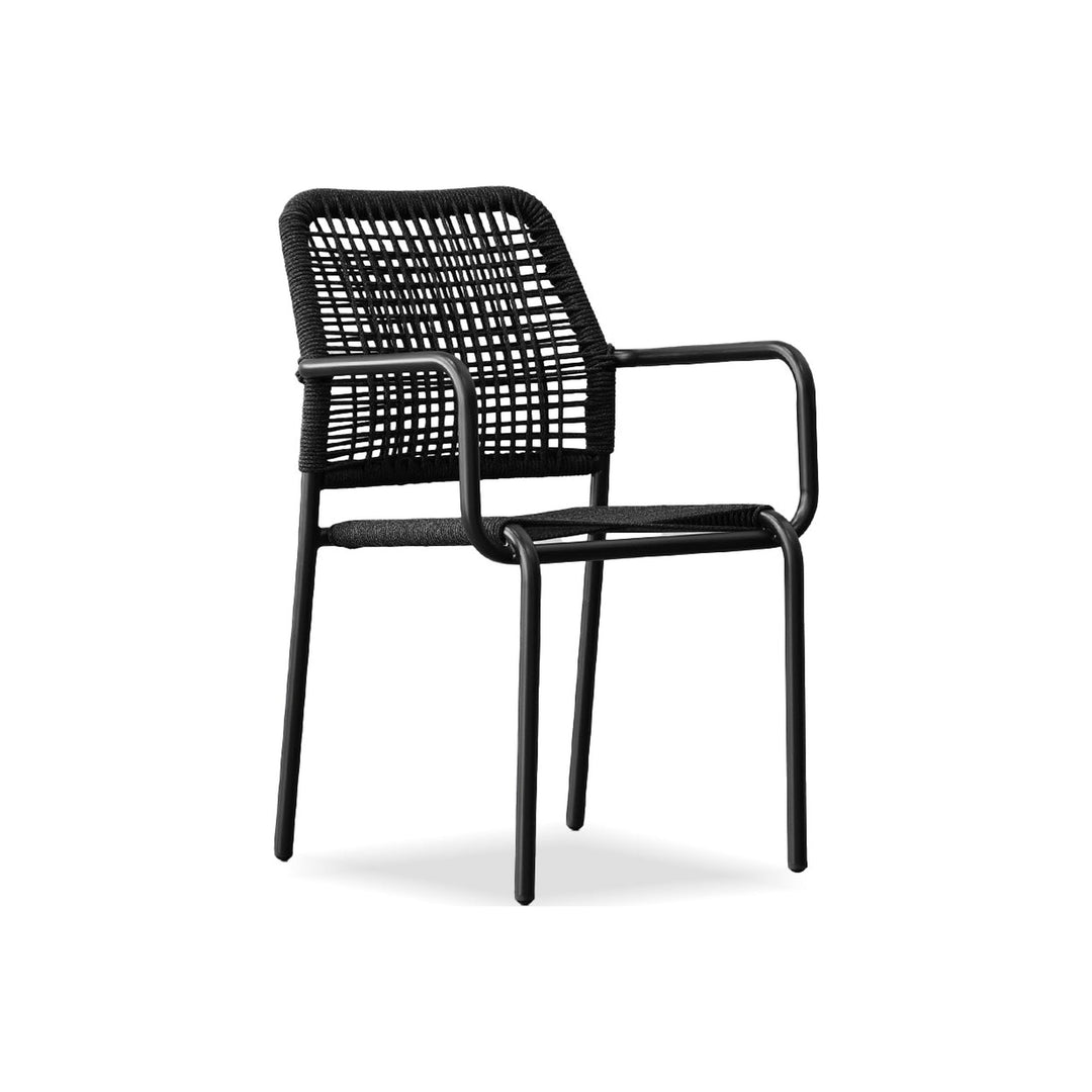 CASTILE Dining Armchair by Mobital — white cutout