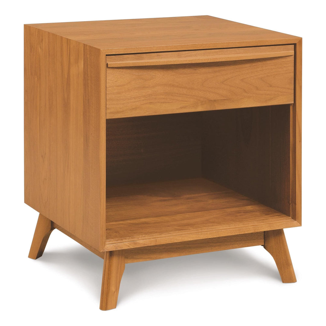Catalina 1-Drawer Enclosed Shelf Nightstand Copeland Furniture