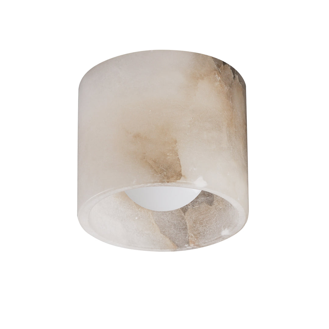 Cava LED Surface Mount by ET2 Lighting in White Alabaster finish