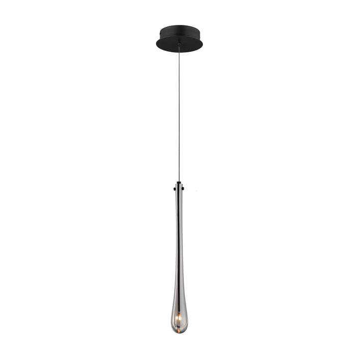 Stillo 1-Light LED Pendant by Studio M Lighting in Black