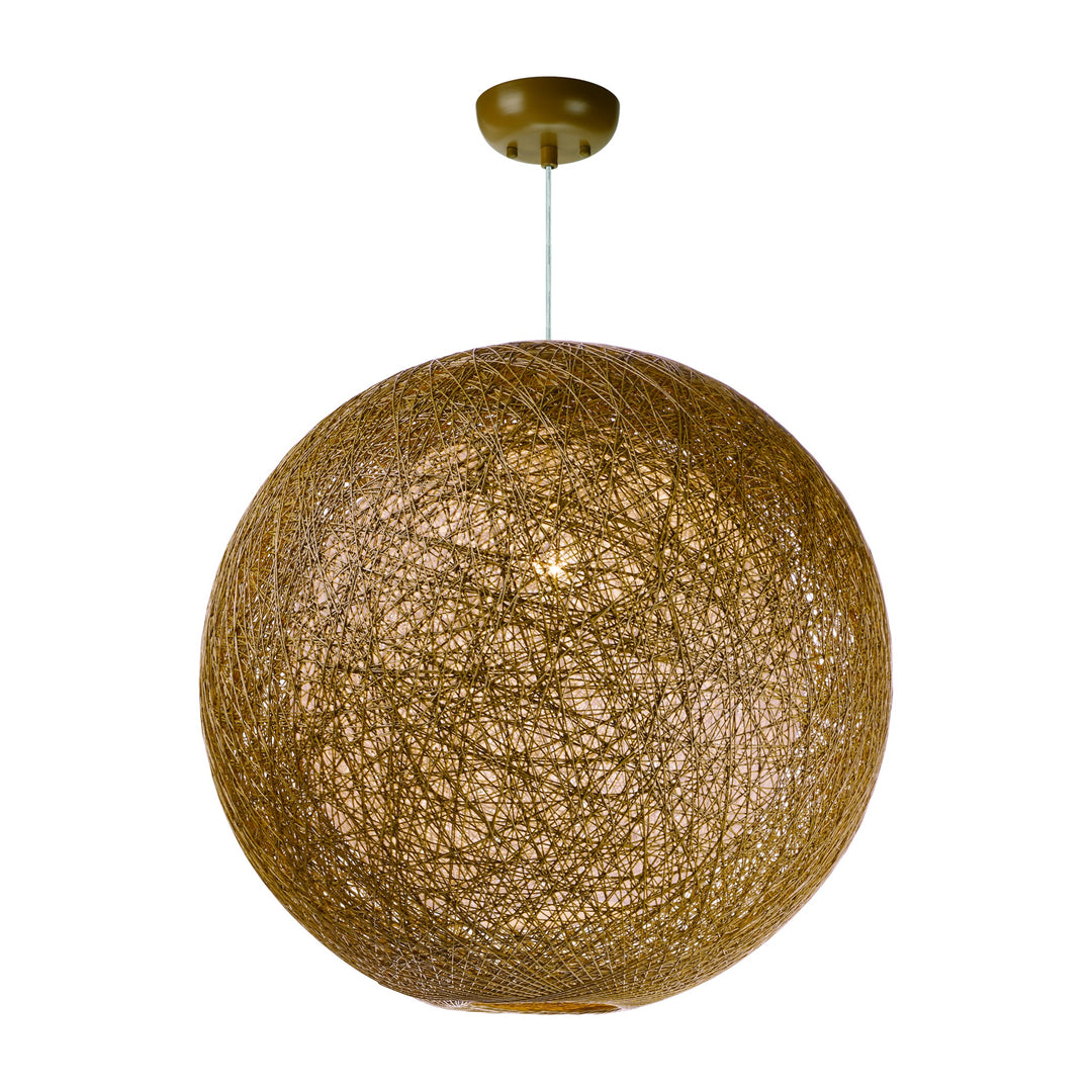 Bali Pendant 164407 by Studio M Lighting in Natural and White