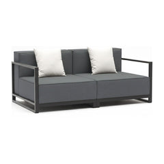 Sensation Aluminum Love Seat by Whiteline Modern Living