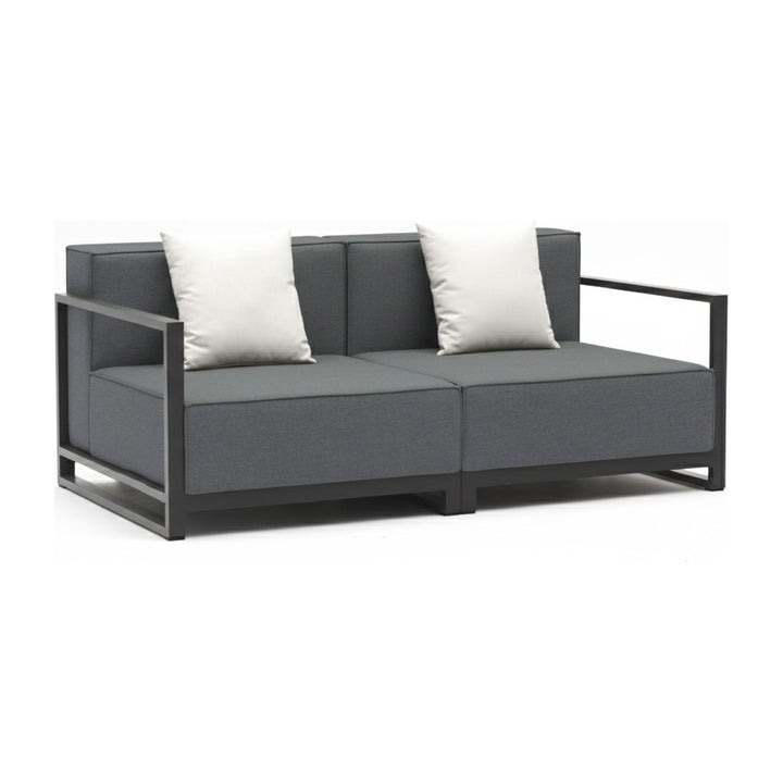 Sensation Aluminum Love Seat by Whiteline Modern Living