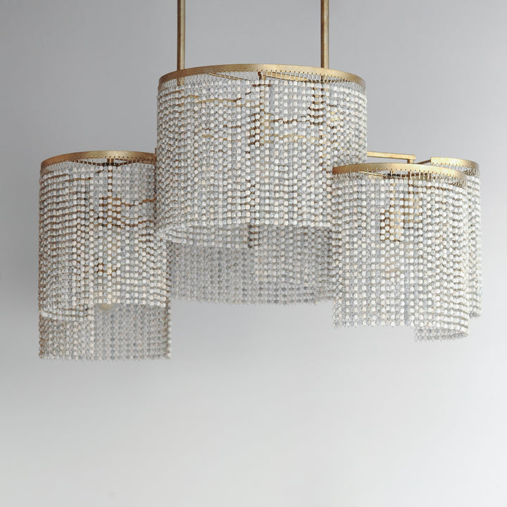 Fontaine 6-Light Linear Pendant by Studio M Lighting – lifestyle