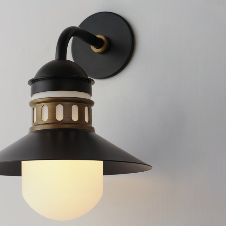 Admiralty 1-Light Outdoor Wall Sconce 365124 by Studio M Lighting – lifestyle
