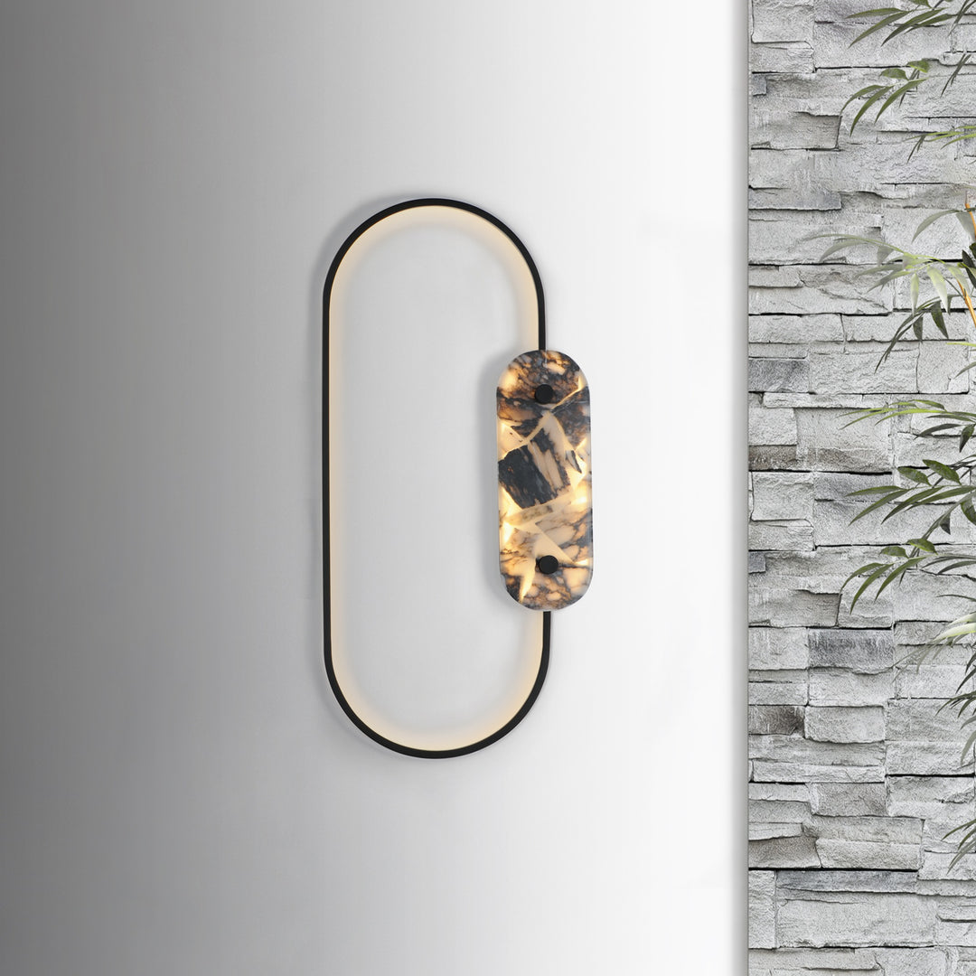 Stonewall LED Mirror by Studio M Lighting – lifestyle