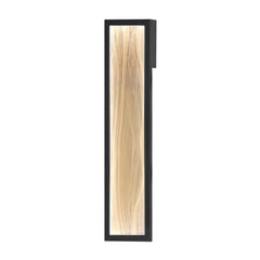 Celeste 24" LED Outdoor Wall Sconce - 5CCT by ET2 Lighting in Black, front view