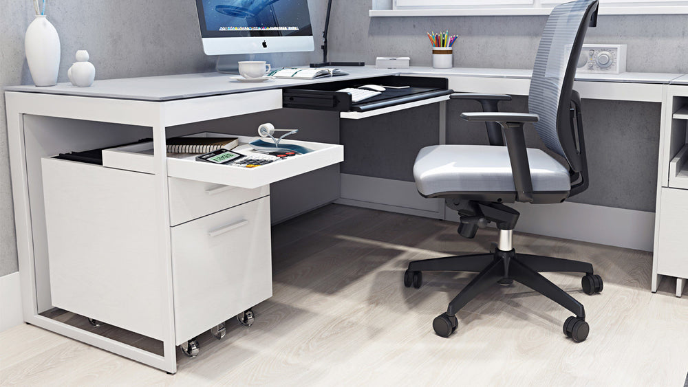 Centro Mobile Two Drawer Pedestal 6407 Desks BDI