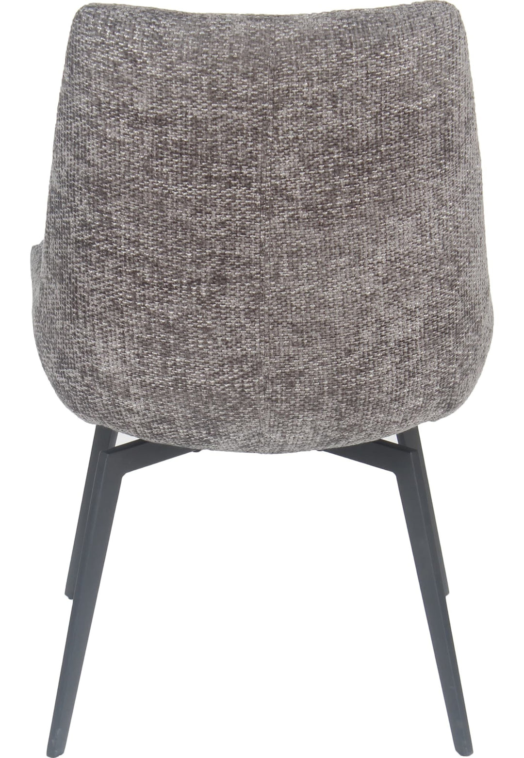 CEO Swivel Upholstered Dining Chair in Oyster — product view on a white background