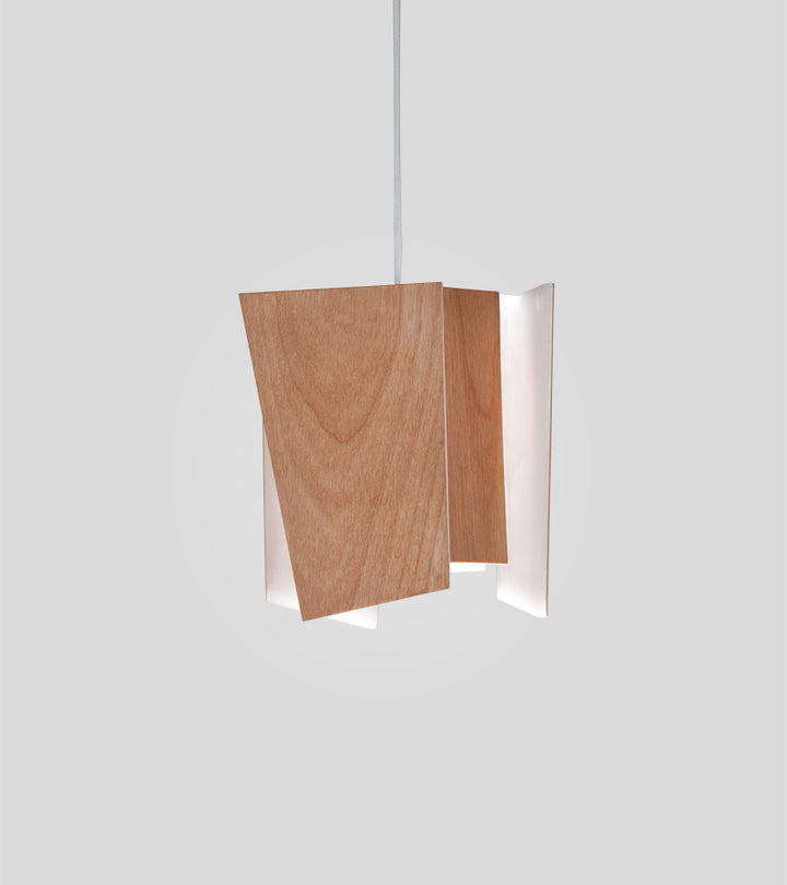 Cerno Levis S Accent Pendant in Beech Wood Veneer
