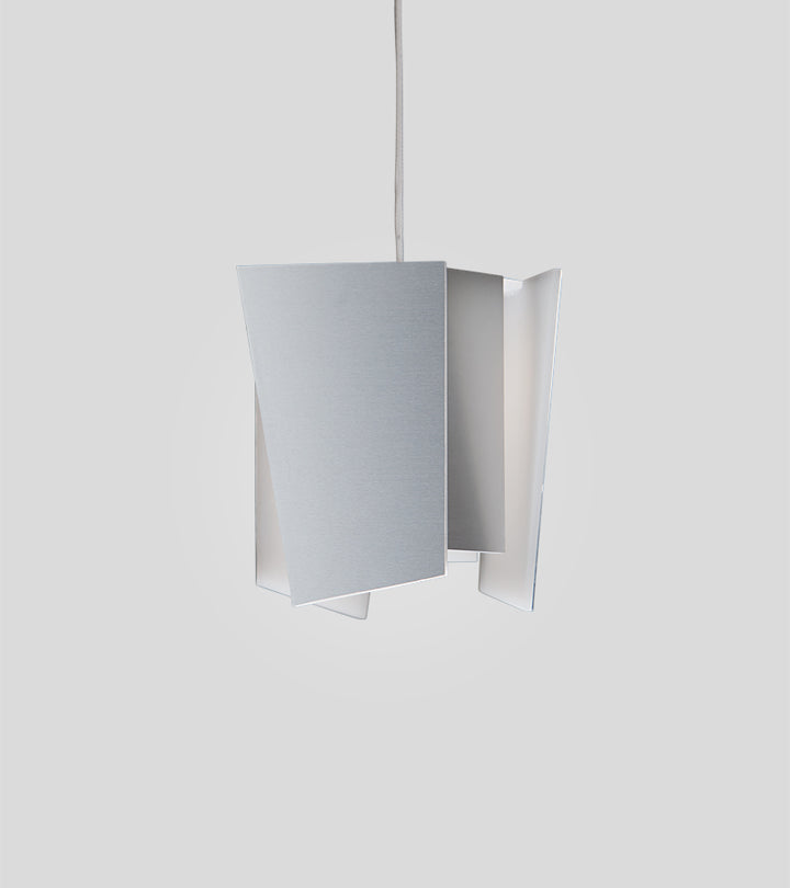 Cerno Levis S Accent Pendant in Brushed Aluminum