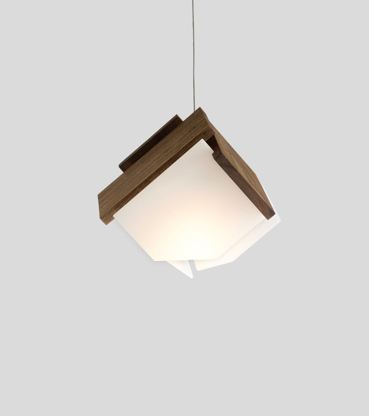 Cerno Mica S pendant in Walnut