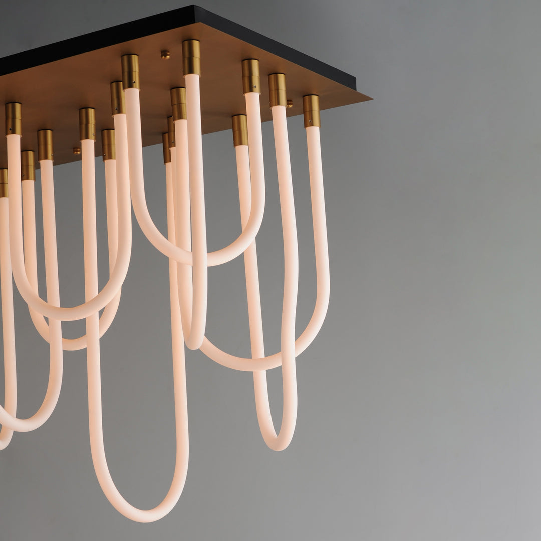 Soleil 14-Light LED SQ Flush Mount by Studio M Lighting – lifestyle
