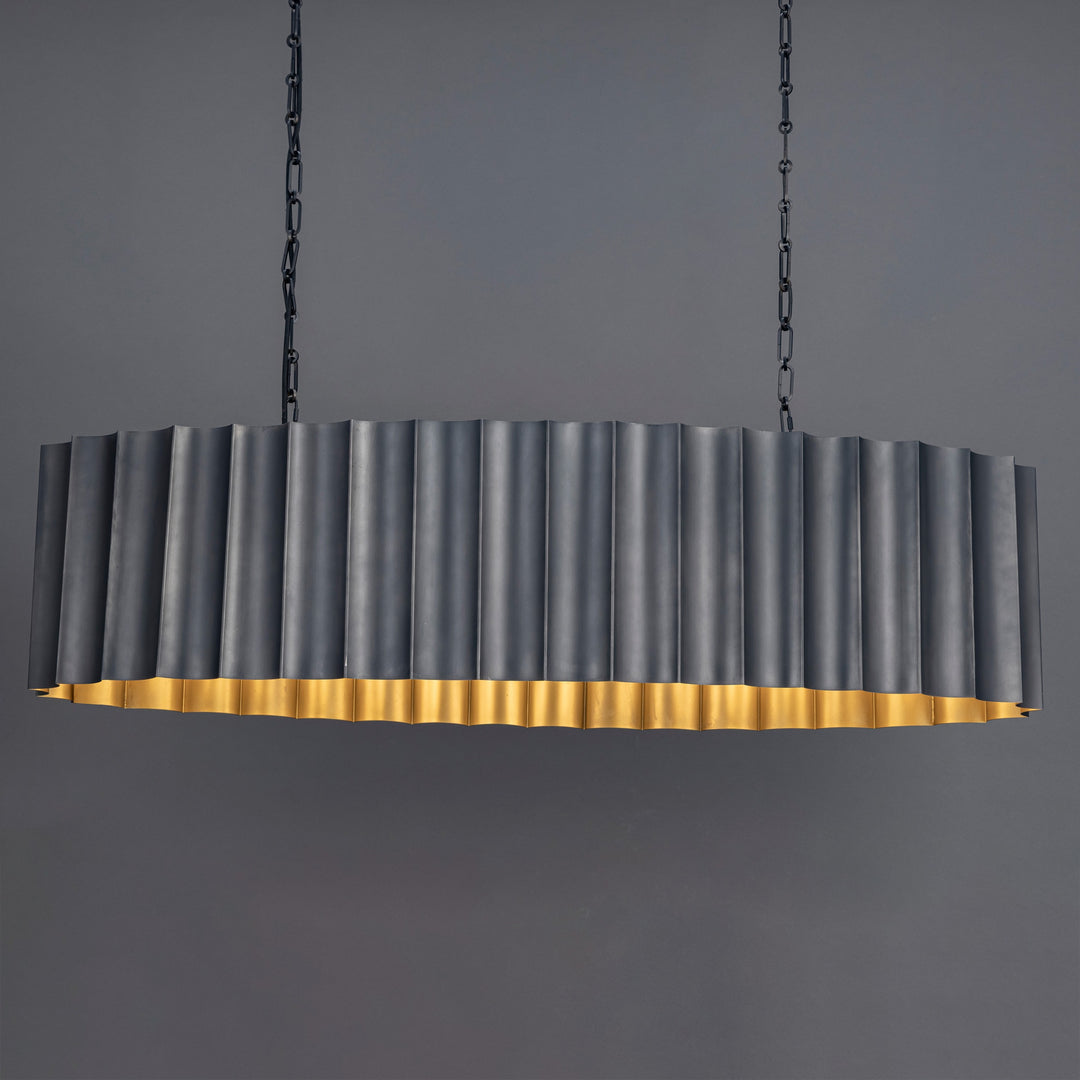 Allegra 5-Light Linear Pendant by Studio M Lighting – lifestyle