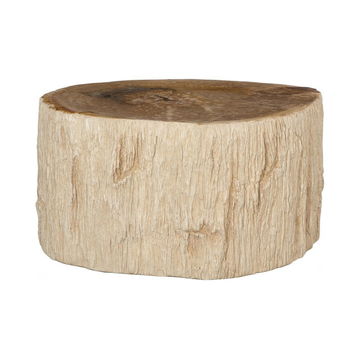 Chaka Petrified Coffee Table, Rough Brown by Phillips Collection — centered product view