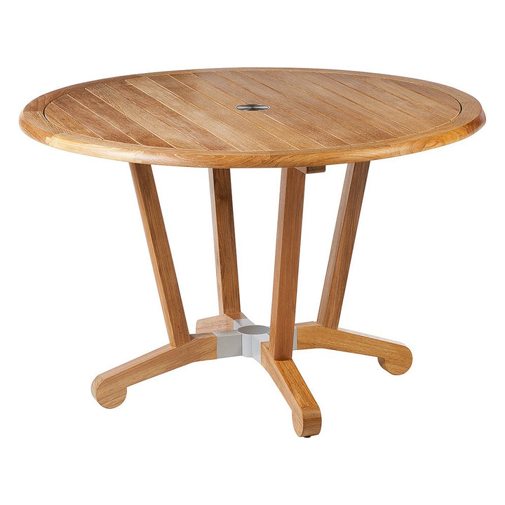 Chesapeake Table 120 Round by Barlow Tyrie, white background