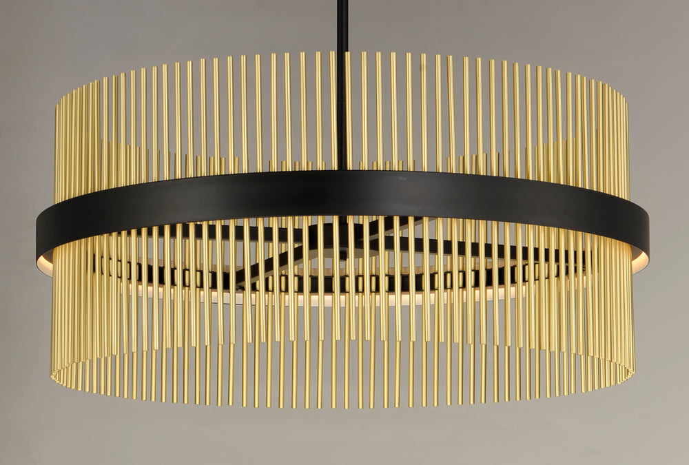 Chimes 34" LED Pendant WiZ by ET2 Lighting, styled view 1
