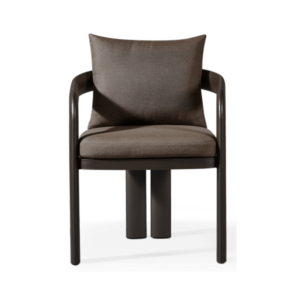 Chloe Aluminum Dining Chair by Harbour Outdoor — full product view