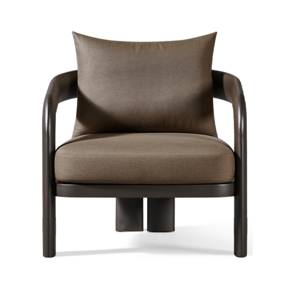 Chloe Aluminum Lounge Chair by Harbour Outdoor — full product view