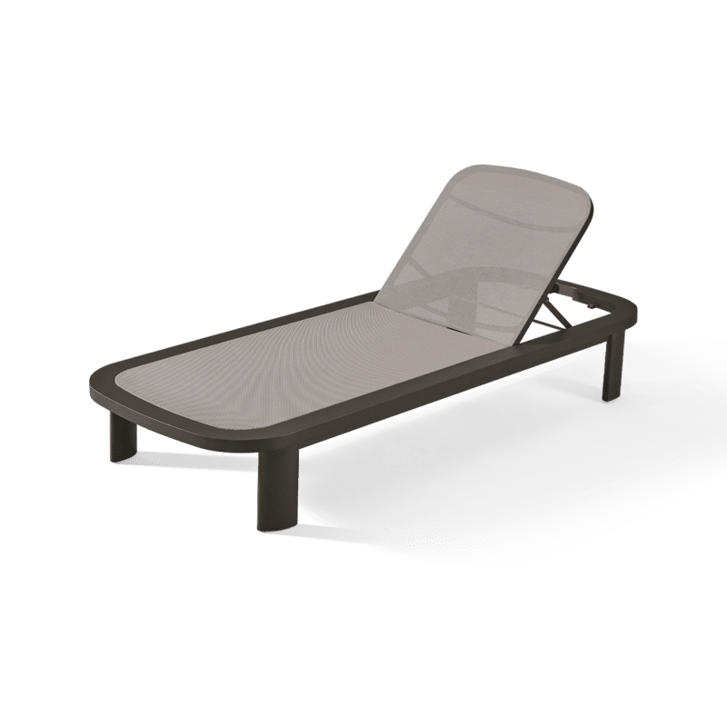 Chloe Aluminum Mesh Sun Lounge Sun Loungers Harbour Outdoor