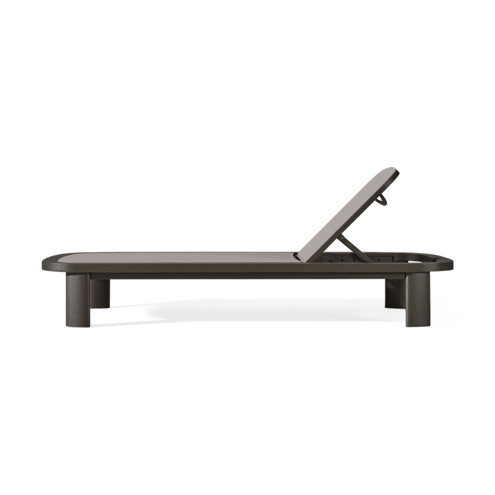 Chloe Aluminum Mesh Sun Lounge by Harbour Outdoor — full product view