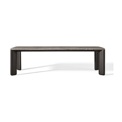 Chloe Aluminum Rectangle Dining Table by Harbour Outdoor — full product view