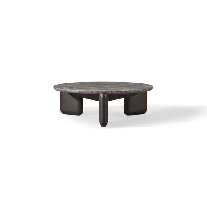 Chloe Aluminum Round Coffee Table Outdoor Coffee Tables Harbour Outdoor