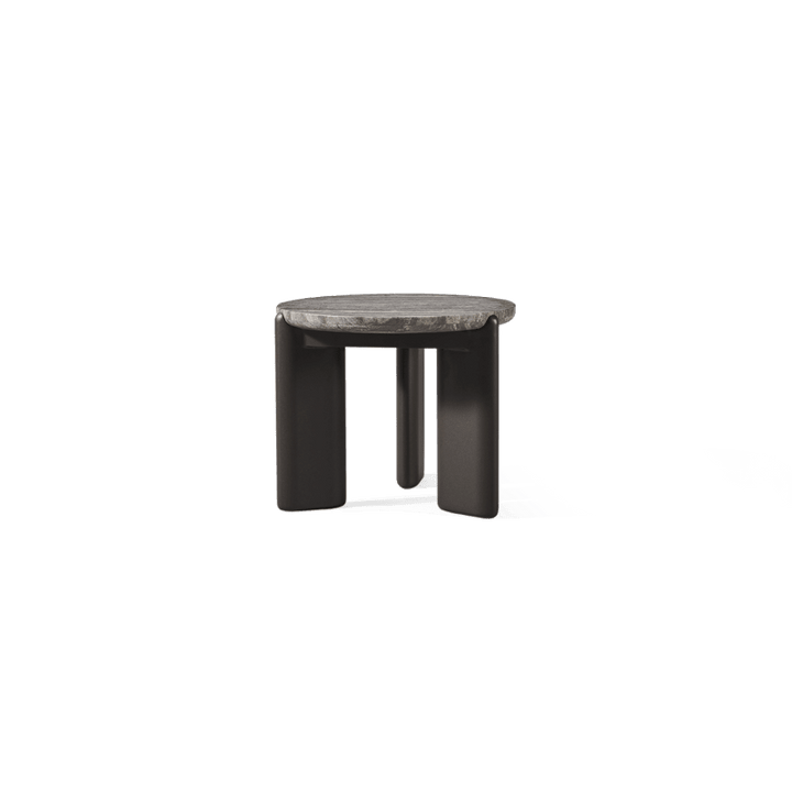 Chloe Aluminum Round Side Table Outdoor Side Tables Harbour Outdoor