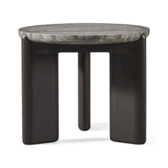 Chloe Aluminum Round Side Table by Harbour Outdoor — full product view