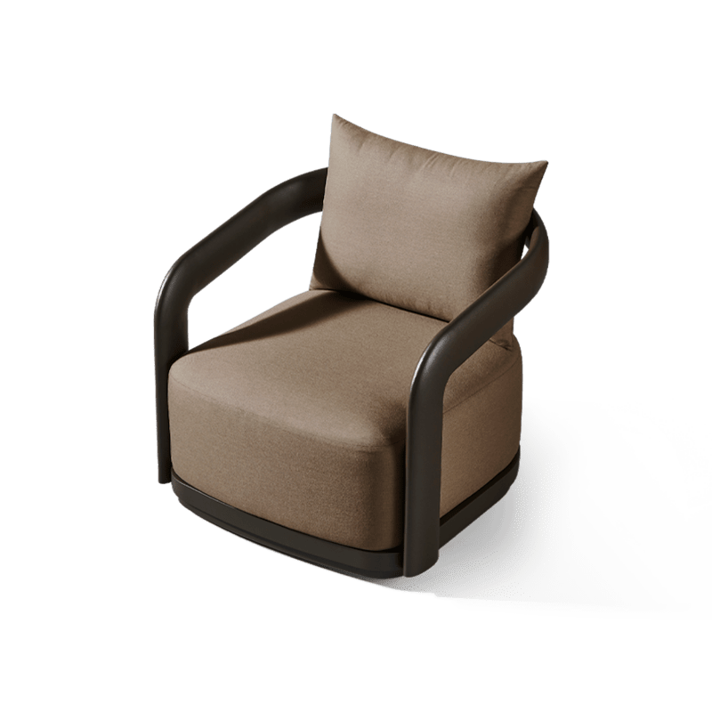 Chloe Aluminum Swivel Lounge Chair Outdoor Lounge Chairs Harbour Outdoor